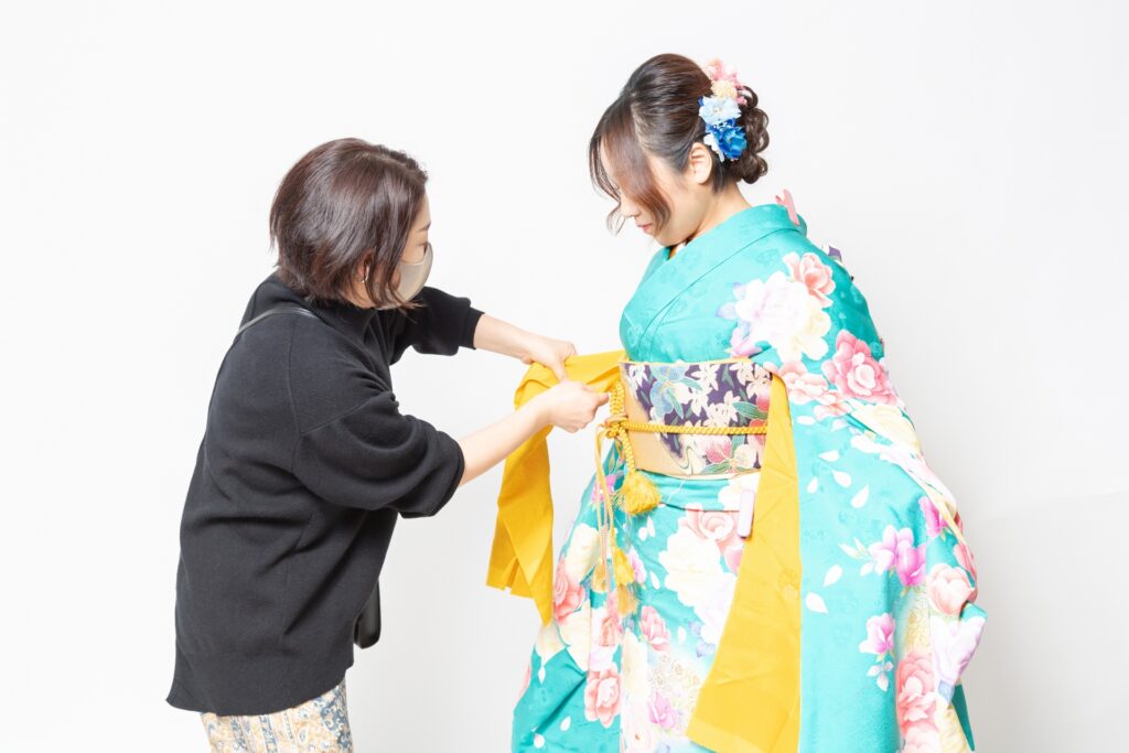 振袖の着付