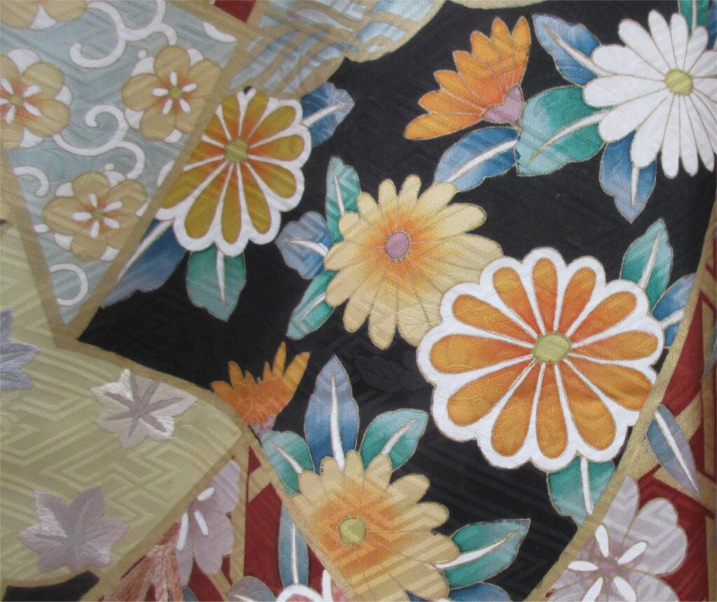 京友禅の手描き友禅