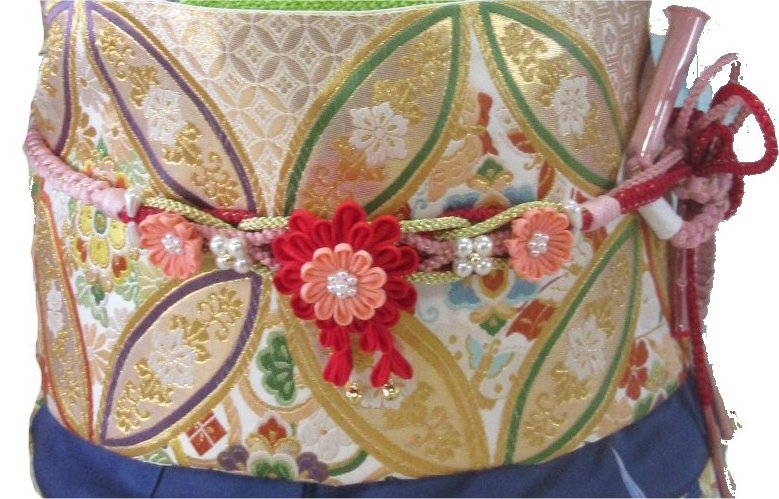 振袖の帯に締める帯締 